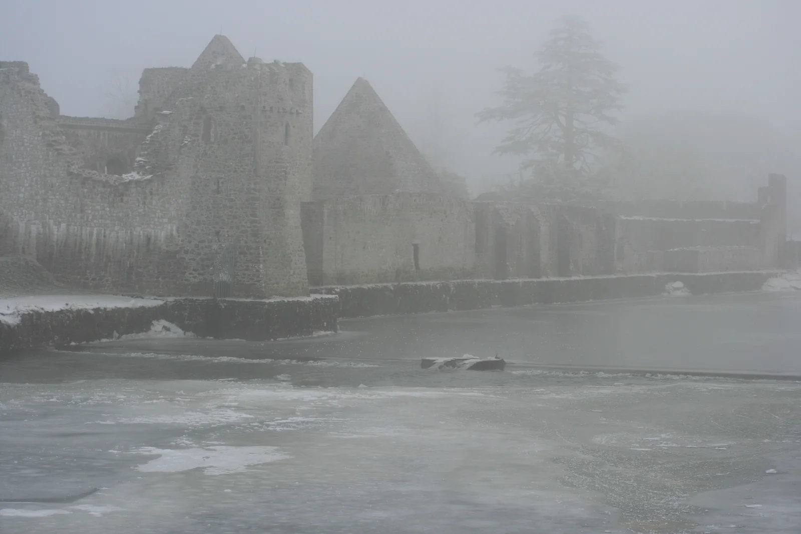 Desmond Castle beside the River Maigue in Adare